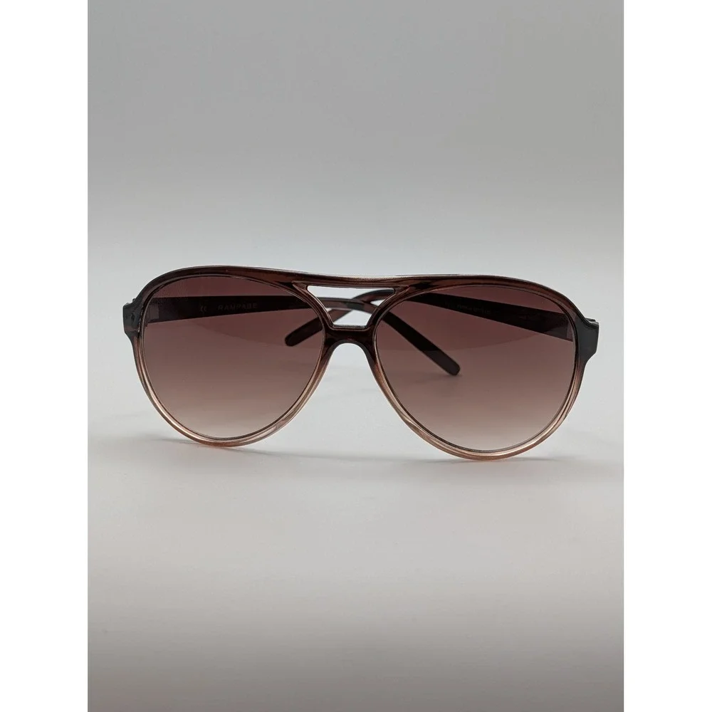 Rampage RS 1011 Womens Aviator Sunglasses Brown Gradient Lens Plastic Frame